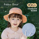 尼多熊兒童帽子漁夫帽寶寶防曬帽遮陽(yáng)帽夏季透氣舒適嬰兒帽子盆帽