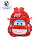 酷奇袋鼠超級飛俠書(shū)包幼兒園兒童卡通背包小女童男孩寶寶2-8歲蛋殼雙肩書(shū) 紅色飛機書(shū)包