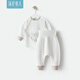 湯尼倍兒嬰兒內衣高腰套裝秋冬季保暖家居服兩件套寶寶夾絲純棉新生兒衣服 小獅子【全開(kāi)襠按扣】 90 cm