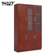94027 文件柜E0級辦公資料柜實(shí)木貼皮書(shū)柜儲物收納柜 三門(mén)左/右 1200*400*2000mm