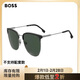 BOSS雨果博斯HUGO BOSS時(shí)尚通勤防曬太陽(yáng)鏡墨鏡BOSS1285/F/SK黑灰色
