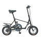 GOGOBIKE 12英寸迷你便攜學(xué)生男女式成人小型高碳鋼折疊自行車小輪單車 紳士黑