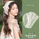 銀瑜 法式田園風(fēng)蕾絲頭巾女2025新款出游發(fā)箍包頭三角巾絲巾發(fā)帶頭飾 白色蕾絲發(fā)箍