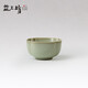 益工坊手工汝窯系列茶具景德鎮功夫茶具品茗杯主人杯蓋碗禮盒裝 汝窯天青釉海棠杯