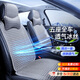 夢(mèng)選（MENGXUAN）汽車(chē)坐墊夏季通風(fēng)清涼透氣座椅墊夏天涼墊四季通用冰絲座套坐椅墊 【五座冰絲豪華版】典雅灰 五座車(chē)全套【千款車(chē)型可以選擇】
