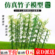 東之天地 仿真竹子模型建筑沙盤場迷你塑膠微景觀模型樹DIY手工制作材料 迷你竹子模型【6cm10個】