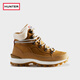 HUNTER女鞋女士戶(hù)外探索系列皮質(zhì)防潑水防寒保暖厚絨女靴馬丁靴女 黃褐色/TWR 39