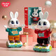匯樂(lè )玩具幸運兔嬰兒兔子玩具一歲寶寶早教玩具男孩2歲3歲女孩圣誕節禮物 匯樂(lè )兒童小兔子玩具[2套衣服]