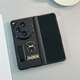 【全包中軸】適用oppo find n3手機(jī)殼時(shí)尚金屬小熊oppo折疊屏findn3保護(hù)套防摔支架殼 支架款【金屬小熊全包荔枝紋黑】 OPPO Find N3