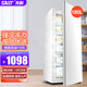 先科（SAST）小冰柜家用小型全冷凍迷你冷藏商用立式冷柜單用儲母乳冷柜母嬰冰箱節能省電 全冷凍 加大容量【六層抽屜】 180L