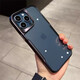 萌續(xù)高透亞克力不發(fā)黃適用蘋果15Promax護甲小蠻腰iPhone14p手機殼13鈦灰色異形鏡頭12p男女高級刀鋒殼 【鈦黑】護甲小蠻腰高透亞克力殼 iPhone15promax