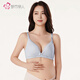 都市麗人內(nèi)衣女哺乳專用輕盈貼合清新各自蕾絲前開口哺乳女士文胸LB12U2 天空藍(lán) 80C/36
