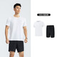 361°跑步運動(dòng)套裝男休閑健身寬松短袖短褲夏季男兩件套652414001H-1