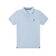 諾帝卡【兒童基本款】諾帝卡童裝 男童大童POLO衫夏季短袖半袖t恤抑菌 淺藍-珠地網(wǎng)眼 130