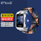 KMaxAI 磁吸彈力表帶適用華為兒童電話(huà)手表5/4 Pro/3 Pro/3S多巴胺運動(dòng)手表帶 編織單圈腕帶 牛仔