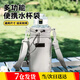 靚做杯套保溫杯玻璃杯套可斜挎魔膳師通用學(xué)生水杯袋隔熱防摔保護(hù)套 灰色杯套 1個(gè)