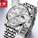 瑞士品牌認證歐利時(shí)手表男士石英表多功能三眼計時(shí)手表時(shí)尚防水夜光商務(wù)手表男 歐利時(shí)高檔鋼帶本白男表2858