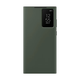 三星Galaxy S23 Ultra插卡式智能視窗保護(hù)套 防摔保護(hù)殼 S9180 S23U翻蓋手機(jī)殼 墨綠色
