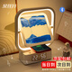 星伴月流沙畫音響臺(tái)燈臥室床頭燈輕奢高級(jí)創(chuàng)意氛圍燈送男女朋友生日禮物 【方形無(wú)線充電】精美包裝+禮袋