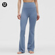lululemon丨Groove Nulu? 女士超高腰喇叭褲 芯吸 LW5HQ7A 水洗牛仔藍 M