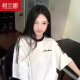 柯蘭娜新款美式三條杠夏季寬松純棉t恤女短袖設計感學生半袖體恤上衣服 白色短袖 M 【建議90-100斤】