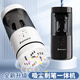 三木（SUNWOOD）大口徑全自動電動轉(zhuǎn)筆刀削筆器卷筆刀鉛筆機(jī)+桌面吸塵一體機(jī) 5958黑色