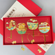 文創(chuàng  )禮物杭州西湖雷峰塔紀念定制鏤空金屬書(shū)簽禮品學(xué)生老師伴手禮 紅色