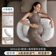 小西米木孕婦枕護腰托腹神器側睡托腹U型側臥睡抱枕睡覺(jué)專(zhuān)用孕期靠枕用品 伯爾灰-升級加大3D透氣-獨立內膽