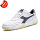 迪亞多納（Diadora）迪亞多納頭層牛皮面牛筋底休閑經(jīng)典復(fù)古運動男鞋24新款 09款  灰藍色 38