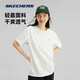 斯凱奇（Skechers）夏季男女情侶同款繽紛休閑系列透氣半袖針織短袖T恤