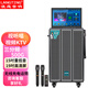 浪庭（LANGTING）LM15-1廣場舞視頻音響大功率觸屏點(diǎn)歌KTV直播音箱K歌重低音播放器套裝 LM15-1視頻機(jī)+2支無線充電話筒