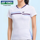 YONEX尤尼克斯羽毛球服透氣吸汗比賽訓練情侶短袖女210394BCR白L
