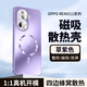 紐致適用OPPOreno11手機(jī)殼新款磁吸reno11pro鏡頭全包磨砂保護(hù)套防摔男女款高級(jí)感高端超薄硬外殼散熱 升級(jí)磁吸款【草紫色-磨砂散熱殼】自帶鏡頭膜 OPPO Reno 11