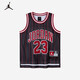 JordanNIKE JORDAN 耐克AJ童裝男童23號籃球服背心2024夏季新款