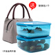 特百惠（Tupperware）歡宴備餐飯盒可微波加熱便當(dāng)盒帶飯上班族餐盒可冷藏冷凍保鮮盒 歡宴備餐藍(lán)色2件套 1L