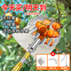 EVANLEY摘果神器伸縮桿摘柿子楊梅李子杏子荔枝摘果芒器高空采摘水果工具 【升級加固款】7米不銹鋼摘果器