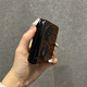 億芯優(yōu)控適用華為pocket2翻蓋手機(jī)殼簡約素皮全包外殼華為P50Pocket復(fù)古輕奢手機(jī)殼PocketS輕薄防摔手機(jī)殼 【棕色】鴕鳥皮紋全包殼 華為 Pocket 2
