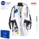 NASA GOOD官方男裝小熊風(fēng)衣男中長(cháng)款春秋寬松外套男初中高中學(xué)生青少年衣服 NASA73潮流印花白色【常規款】 XL（建議105-125斤）