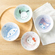 Hello Kitty三麗鷗陶瓷碗釉下彩家用米飯碗庫洛米可愛卡通餐具兒童吃飯專用碗 帕恰狗-5英寸-飯碗 【官方正版】