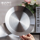 半物生活304不銹鋼盤(pán)家用高檔加厚零食點(diǎn)心盤(pán)小碟子水果盤(pán)燒烤淺圓盤(pán)菜盤(pán)