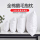 白鵝毛羽絨抱枕芯內膽羽毛靠枕45 50全棉沙發(fā)腰靠墊辦公室靠背墊 全棉鵝毛抱枕（100%鵝毛填充） 45x45cm