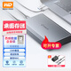 西部數據（WD）企業(yè)級桌面移動硬盤3.5英寸 金屬7200轉 高速大容量外置外接存儲灰Type-C接口CMR機械硬盤 兼容MaC8TB奧?？朴脖P盒+西部數據企業(yè)級服務器硬盤