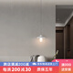 惠普時尚家北歐餐廳三頭吊燈現(xiàn)代簡約長盤餐桌吧臺燈臥室包豪斯床頭長線吊燈 曜石黑-單頭-7W-三色變光