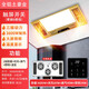 歐普（OPPLE）升級全鋁浴霸集成吊頂三核雙風(fēng)暖三電機LED燈排氣扇照明一體. 土豪金-觸屏開(kāi)關(guān)全鋁機身