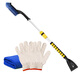 米其林（MICHILIN） 汽車(chē)除雪鏟 伸縮式掃雪刷 除冰工具 92cm-120cm可伸縮雪刷 4383ML