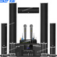 先科（SAST）A16套裝家庭影院5.1套裝 電視壁掛音響 家用卡拉OK音箱 家庭KTV音響 A16套裝+ok122金屬無(wú)線(xiàn)話(huà)筒