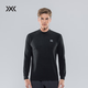 XBIONIC橡樹(shù)高爾夫長(cháng)袖男長(cháng)袖T恤打底舒適小立領(lǐng)保暖日常休閑 22157 炭黑 M