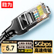 勝為六類網(wǎng)線千兆高速寬帶線CAT6類工程監(jiān)控電腦路由器網(wǎng)絡(luò)家用成品跳線8芯雙絞線黑色0.3米 LC-12003G