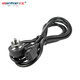 千天（Qantop） AC品字形電源 插座 帶開關帶保險蓋帶燈250V10A二合一三合一3腳4 三孔 品字尾 1.5米QT-DJ26