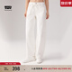 Levi's李維斯冰酷系列25年新款女士彎刀褲香蕉褲白色寬松牛仔長(zhǎng)褲 白色 26 (30) 腰圍偏大